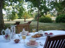 Petit déjeuner extérieur